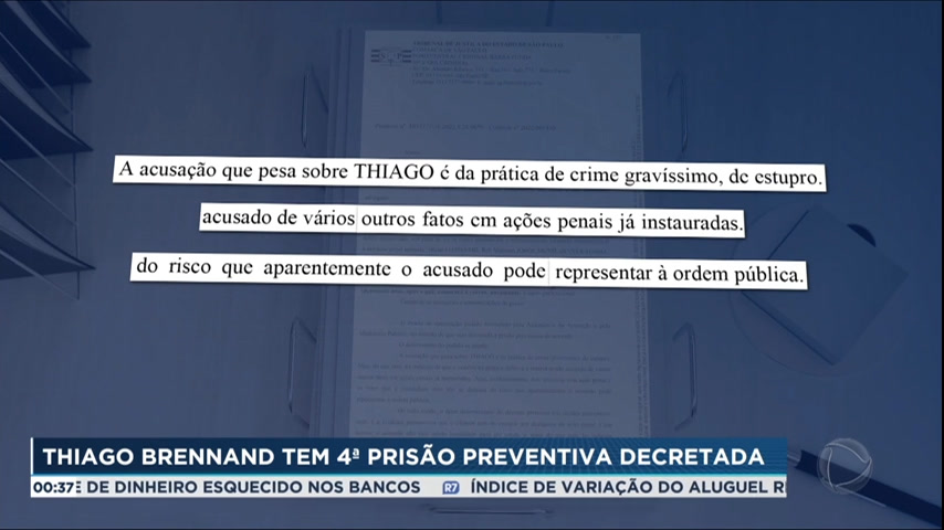 Acusado de estuprar modelo, Thiago Brennand tem 4ª prisão preventiva  decretada