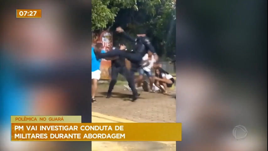 Vídeo: Polícia investiga conduta de militar durante abordagem no Guará (DF)