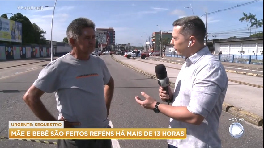 Vídeo: Fala Brasil conversa com pai de homem que está fazendo mãe refém no Pará