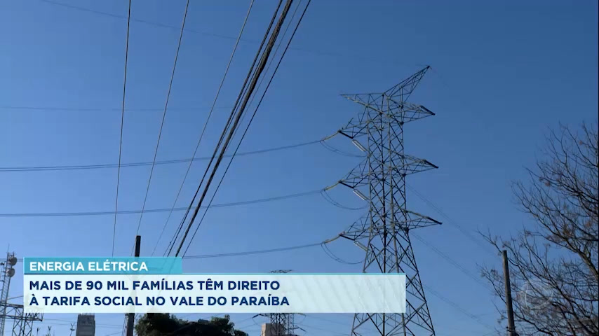 Vídeo: Famílias do Vale do Paraíba podem receber Tarifa Social