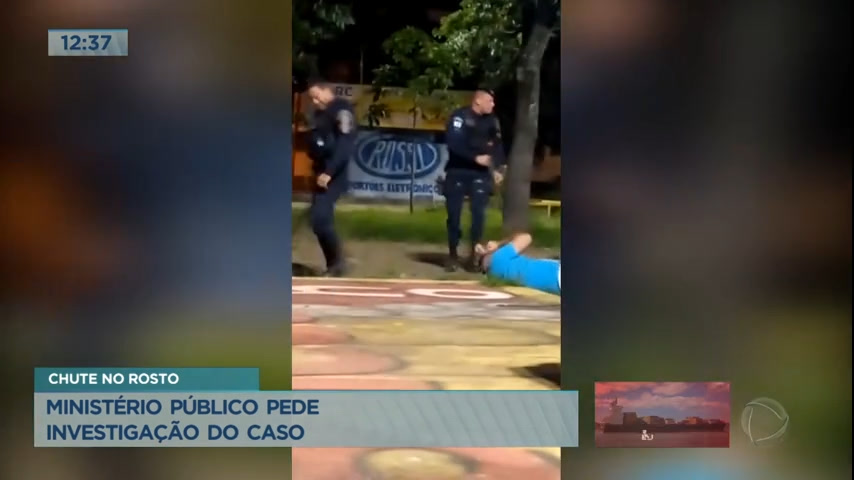 Vídeo: Ministério Público cobra que Corregedoria investigue chute de PM em rosto de homem