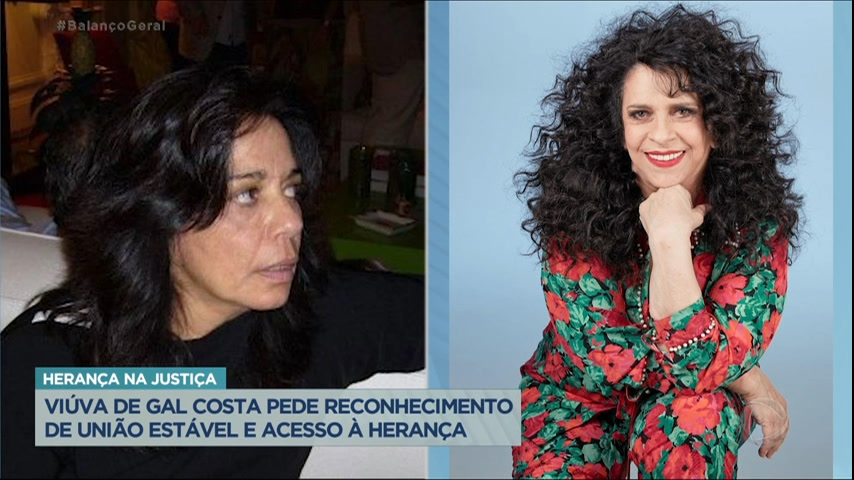 Vídeo: Viúva de Gal Costa reivindica acesso à herança da cantora