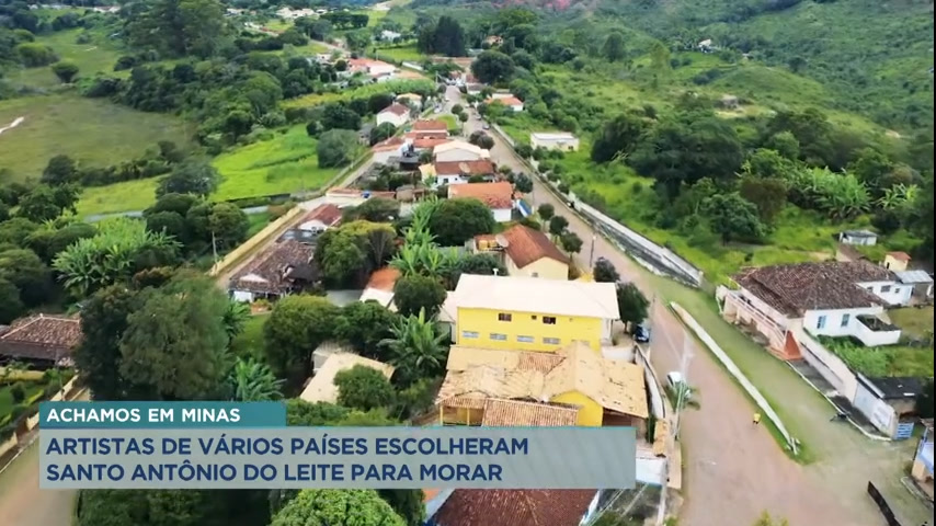 Vídeo: Achamos em Minas: Santo Antônio do Leite é inspiração para artistas de vários países