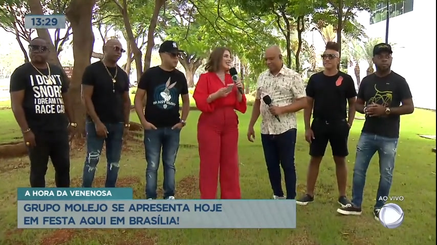 Vídeo: Hora da Venenosa: grupo Molejo se apresenta neste sábado (11) em Brasília