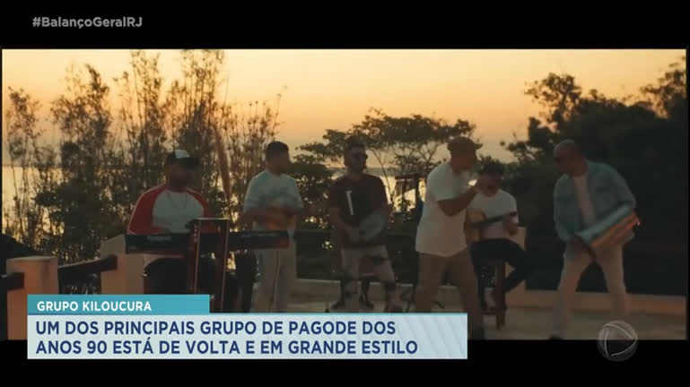Vídeo: Grupo Kiloucura embala pagodeiros com hits de sucesso