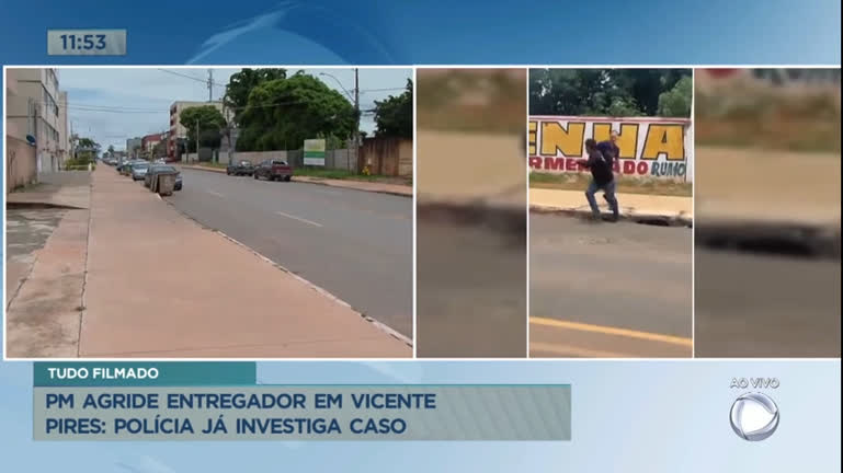 Vídeo: Policial Militar agride entregador em Vicente Pires (DF)