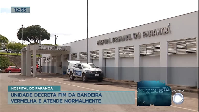 Vídeo: Hospital de Paranoá decreta fim da bandeira vermelha