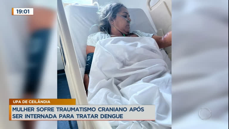 Vídeo: Mulher sofre traumatismo craniano após pular de janela de hospital