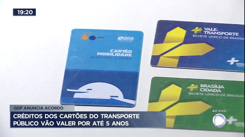 Vídeo: Créditos dos cartões do transporte público vão valer por até 5 anos