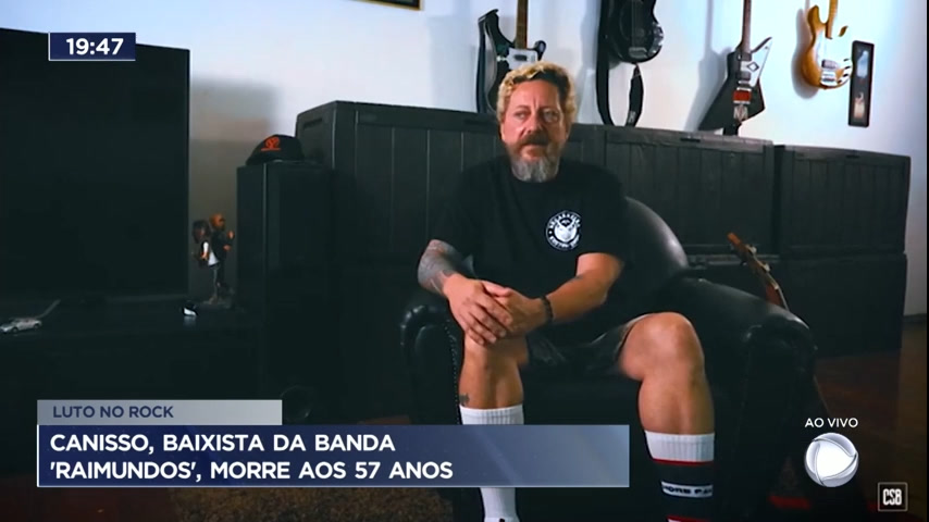 Vídeo: Canisso, baixista da banda Raimundos, morre aos 57 anos