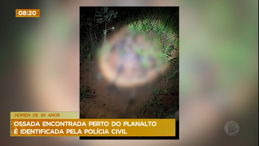 Vídeo: Ossada encontrada perto do Planalto é identificada pela Polícia Civil