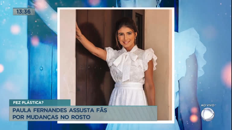 Vídeo: Paula Fernandes assusta fãs por mudanças no rosto