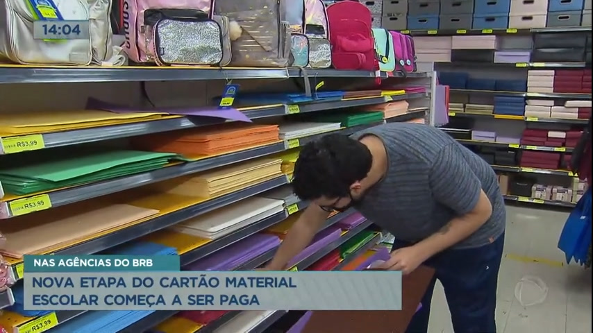 Pagamento do 2º lote do Cartão Material Escolar começa a ser pago -  Brasília - R7 Balanço Geral DF