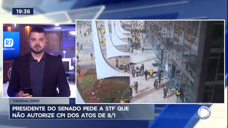 Vídeo: Pacheco pede ao STF que não autorize CPI dos atos antidemocráticos