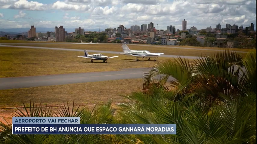 Vídeo: Prefeito de BH anuncia que aeroporto Carlos Prates será desativado
