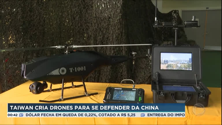 Vídeo: Taiwan cria drones para se defender da China