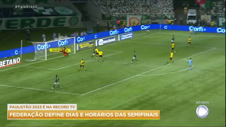 Federação define datas e horários de semifinais do Campeonato Paulista–