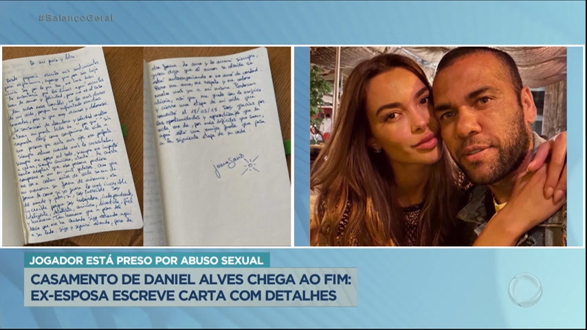 Vídeo: Joana Sanz desabafa sobre o fim do casamento com Daniel Alves em carta