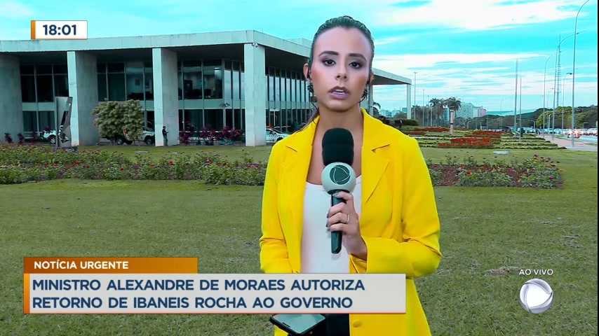 Vídeo: Alexandre de Moraes autoriza volta de Ibaneis Rocha ao Governo do DF