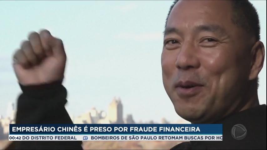 Vídeo: Empresário chinês é preso sob acusação de fraude financeira