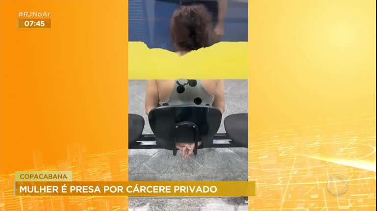 Vídeo: Mulher é presa após manter vítimas em cárcere privado em Copacabana