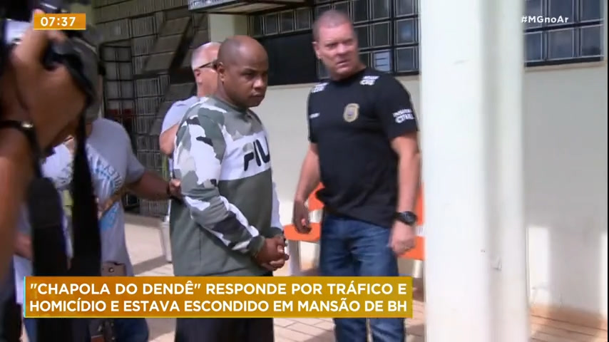 Vídeo: Carioca conhecido como "Chapola do Dendê" responderá por tráfico e homicídio após ser preso em BH