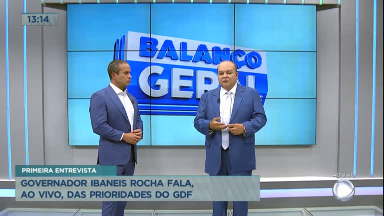 Vídeo: Ibaneis Rocha fala com exclusividade com Balanço Geral DF após retorno ao cargo
