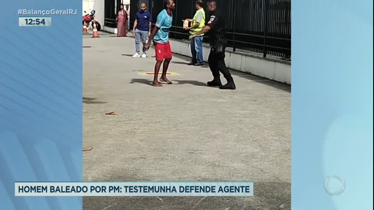 Vídeo: PM atira em homem que ameaçava pessoas em Cascadura