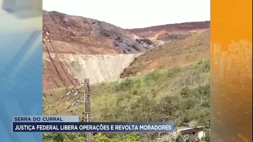 Vídeo: Justiça Federal libera operações na Serra do Curral e revolta moradores