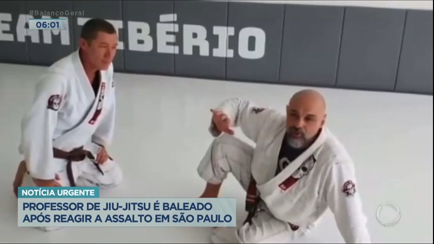 Vídeo: Professor de jiu-jítsu reage a assalto e é baleado na zona sul de SP