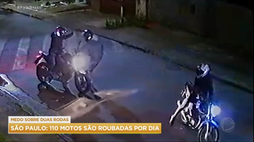 Vídeo: Roubo de motos em grandes cidades brasileiras acende alerta para aumento da violência