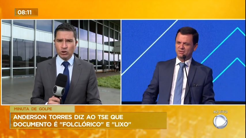 Vídeo: Anderson Torres depõe ao TSE sobre minuta do golpe e live de Bolsonaro