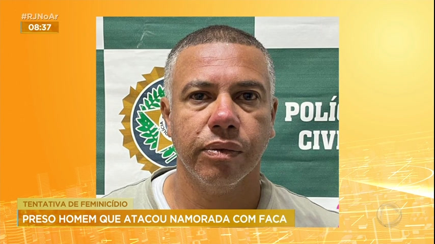 Vídeo: Homem é preso por esfaquear companheira em Queimados (RJ)