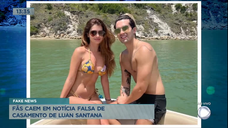Vídeo: Fãs caem em notícias falsa de casamento de Luan Santana