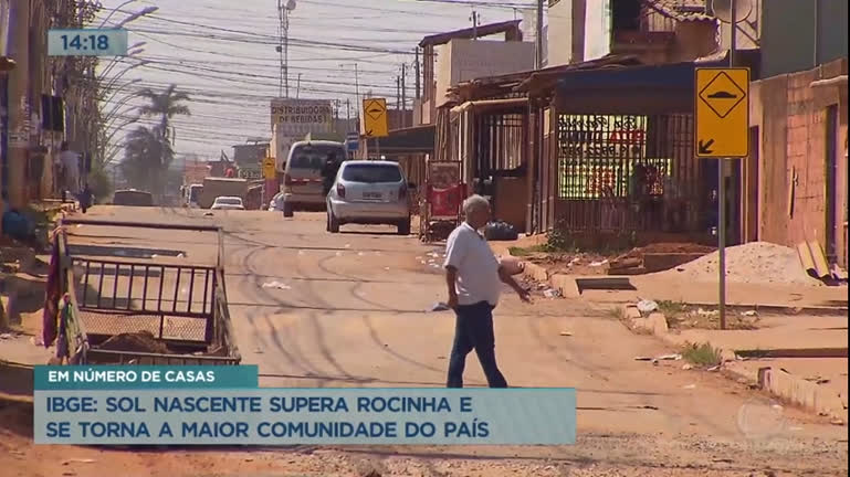 Vídeo: Sol Nascente supera Rocinha e se torna maior comunidade do país