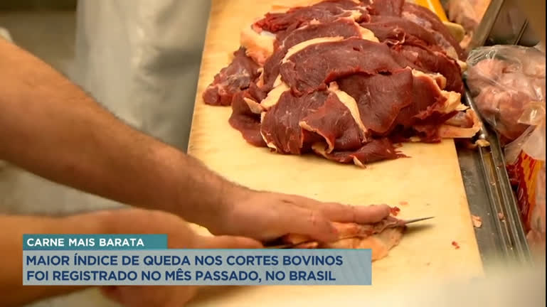 Vídeo: Preço da carne vermelha registra queda em BH