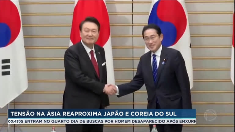 Vídeo: Japão e Coreia do Sul se reaproximam pela primeira vez desde o fim da Segunda Guerra Mundial