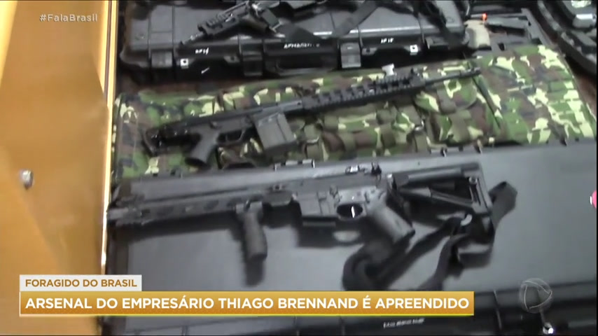 Vídeo: Polícia apreende arsenal de armas de Thiago Brennand