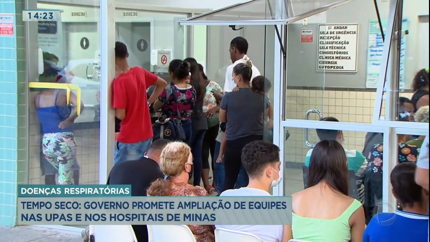 Vídeo: Governo promete mais equipes em unidades de saúde de MG após aumento de doenças respiratórias