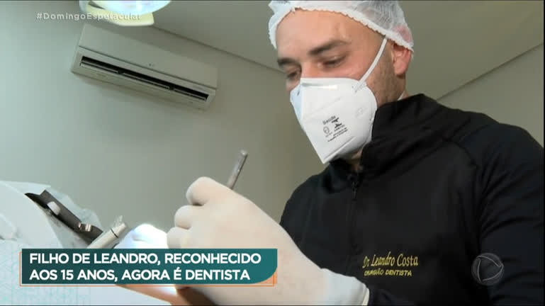 Vídeo: Filho do cantor Leandro segue carreira na área odontológica
