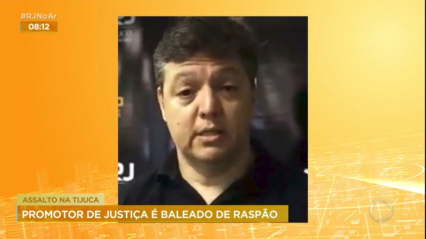 Vídeo: Promotor de Justiça é baleado de raspão durante assalto, na zona norte do Rio
