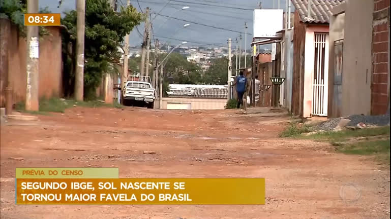Vídeo: Sol Nascente (DF) se torna maior favela do Brasil, segundo o IBGE