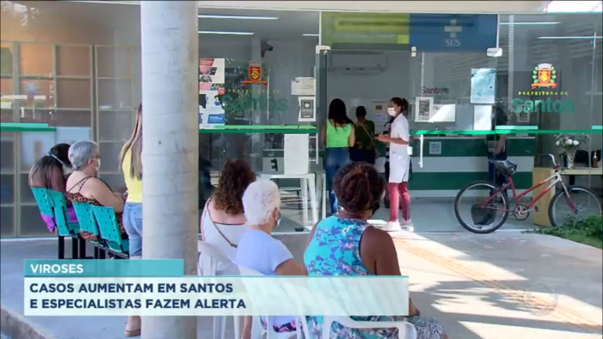 Vídeo: Aumento de Viroses na Baixada Santista