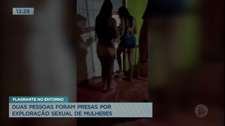 Vídeo: Polícia prende casal suspeito de manter estabelecimento para exploração sexual, no Entorno do DF