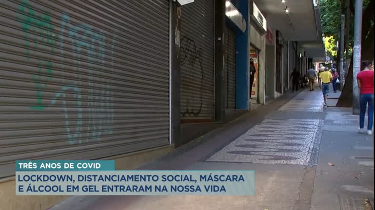 Vídeo: Belo Horizonte, há três anos, era fechada devido ao avanço da Covid-19