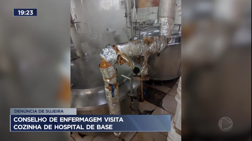 Vídeo: Conselho de Enfermagem desaprova cozinha do Hospital de Base