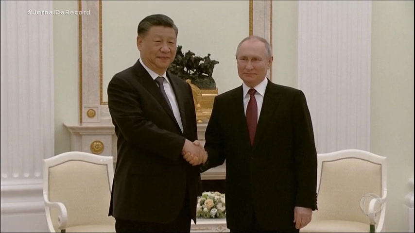 Vídeo: Xi Jinping, presidente da China, inicia visita à Rússia a convite de Vladimir Putin