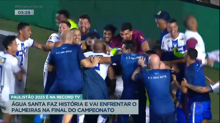 Vídeo: Água Santa faz história e vai encarar o Palmeiras na final do Campeonato Paulista