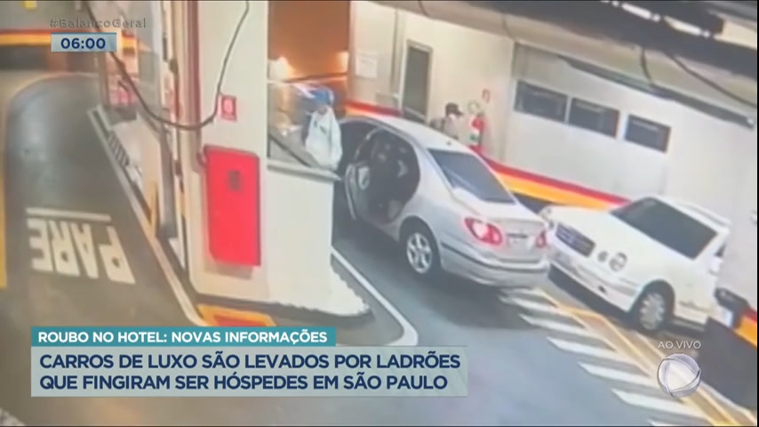 Vídeo: Falsos hóspedes roubam carros de luxo em hotel de São Paulo