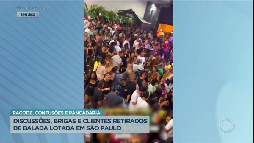 Vídeo: Show de pagode acaba em pancadaria em São Paulo